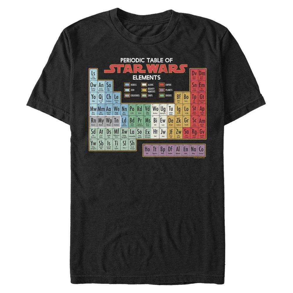 Men's Star Wars Periodically T-Shirt - MARVEL PRODUCTS AND MORE
