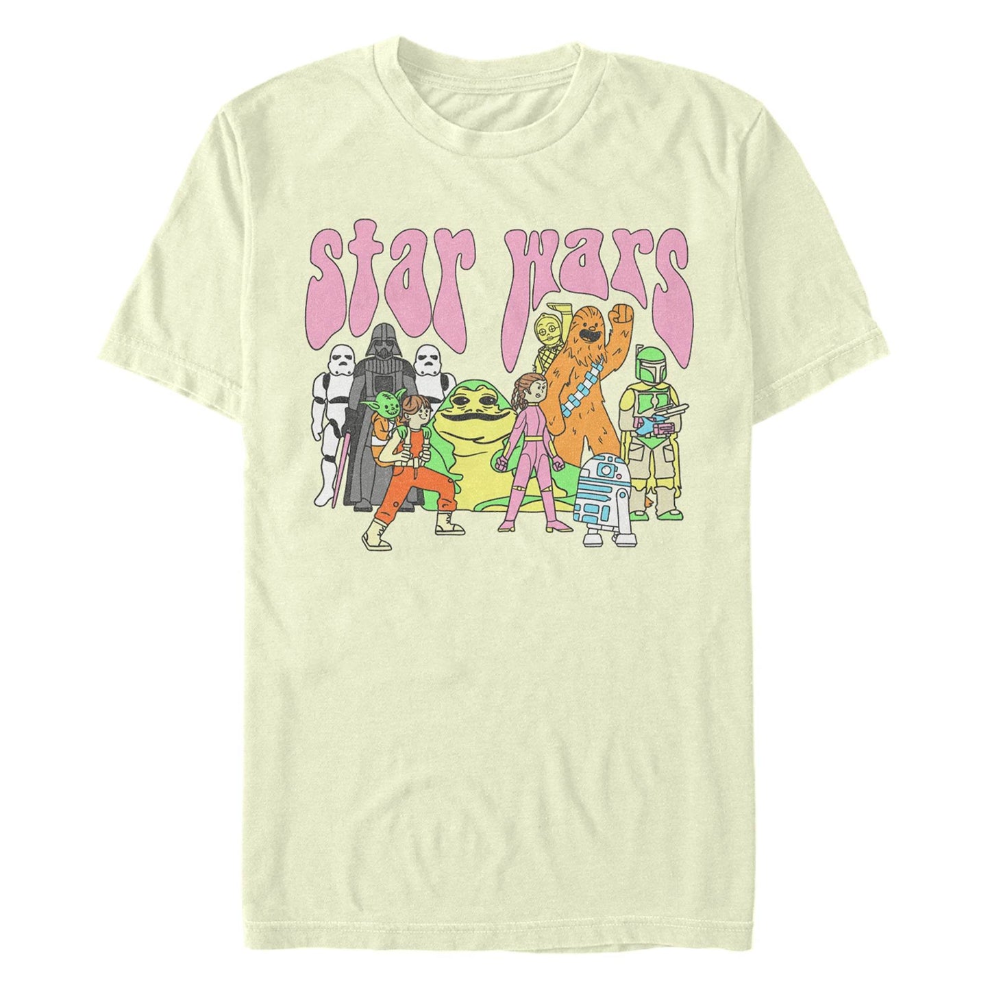 Men's Star Wars Psychedelic Characters T-Shirt - MARVEL PRODUCTS AND MORE
