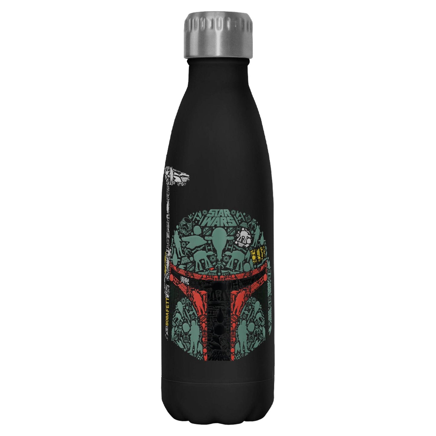 Drinkware Star Wars Boba Icons 17oz Stainless Steel Bottle - MARVEL PRODUCTS AND MORE