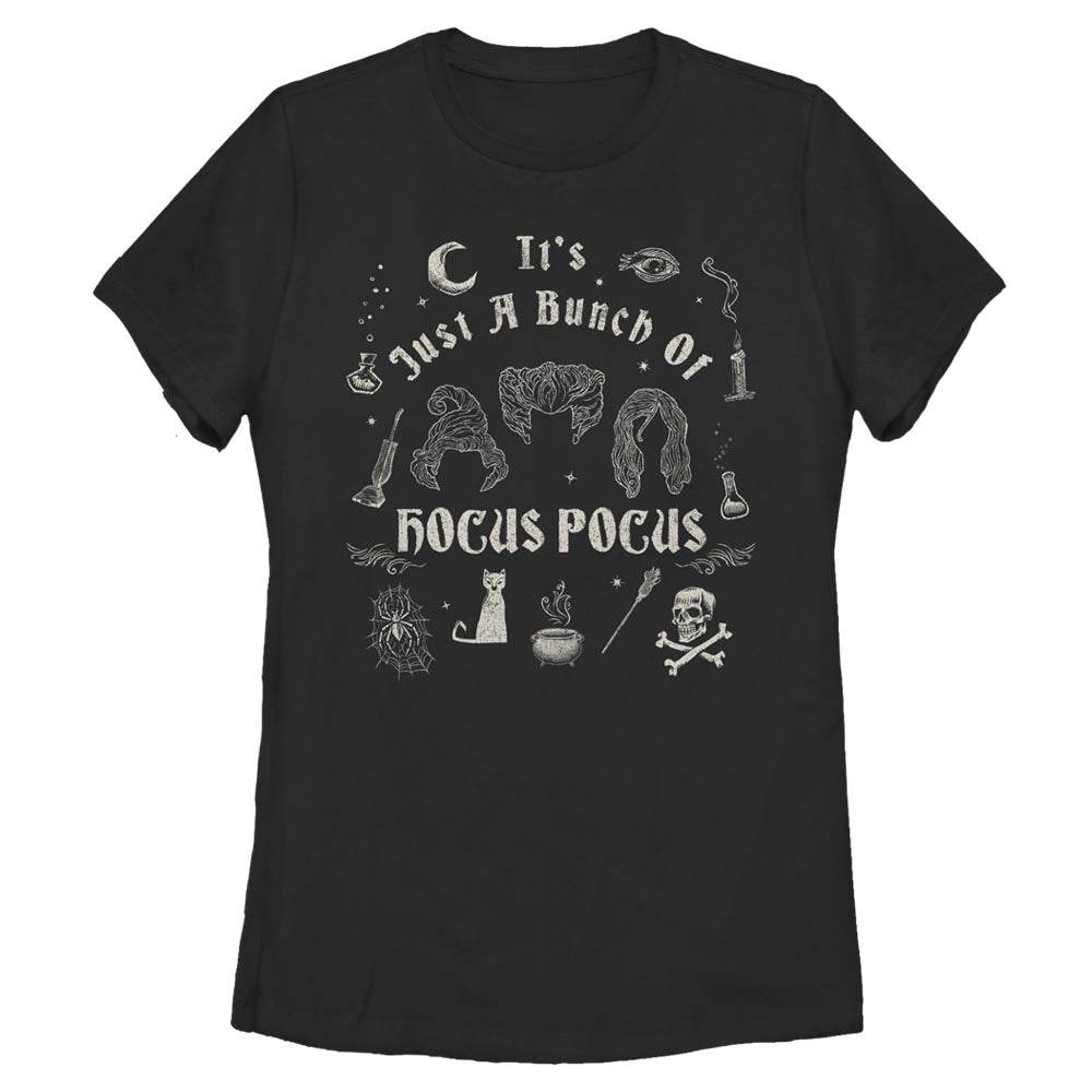 Women's Disney Disney Hocus Pocus Spooky Icons T-Shirt - MARVEL PRODUCTS AND MORE