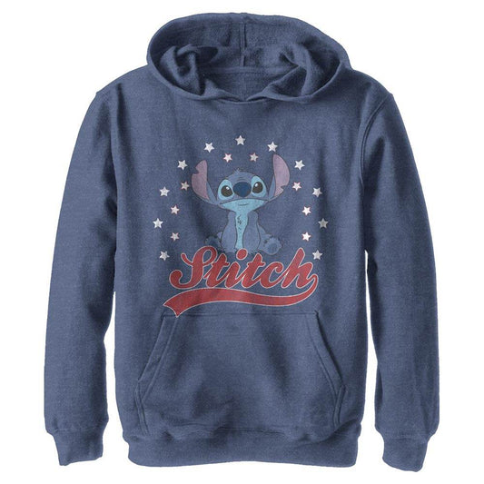 Boy's Disney Stitch Americana Lightweight Hoodie - MARVEL PRODUCTS AND MORE