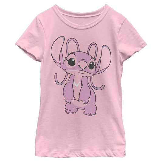Girl's Disney Big Angel T-Shirt - MARVEL PRODUCTS AND MORE