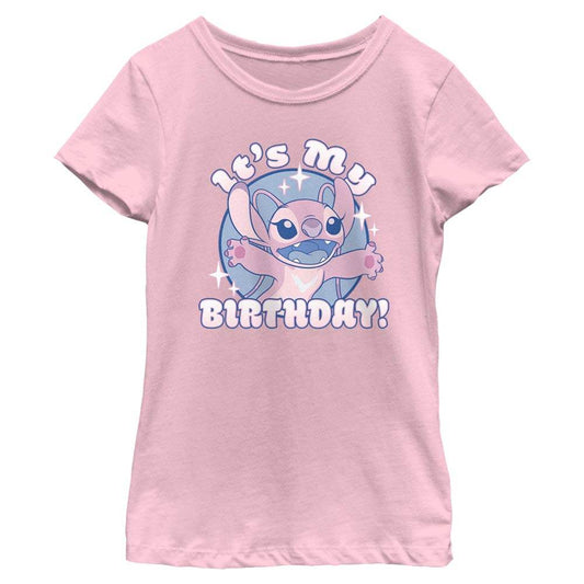 Girl's Disney Angel Birthday T-Shirt - MARVEL PRODUCTS AND MORE