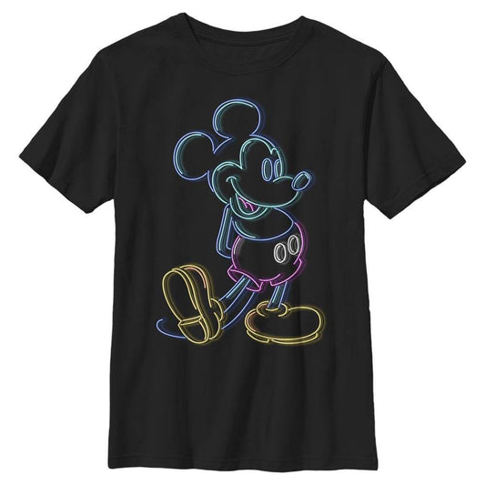 Boy's Disney Neon Mickey T-Shirt - MARVEL PRODUCTS AND MORE