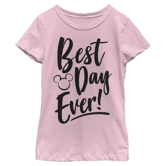 Girl's Disney Best Day Ever T-Shirt - MARVEL PRODUCTS AND MORE