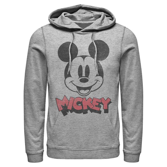 Men's Disney Distressed Retro Mickey Lightweight Hoodie - MARVEL PRODUCTS AND MORE