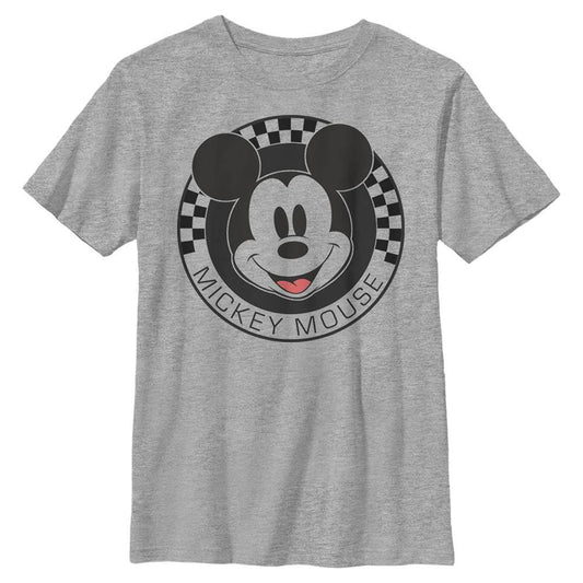 Boy's Disney MIckey Mouse Checkered T-Shirt - MARVEL PRODUCTS AND MORE