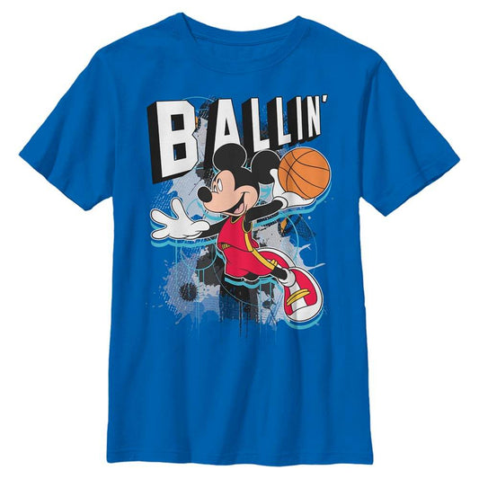 Boy's Disney Mickey Ballin T-Shirt - MARVEL PRODUCTS AND MORE