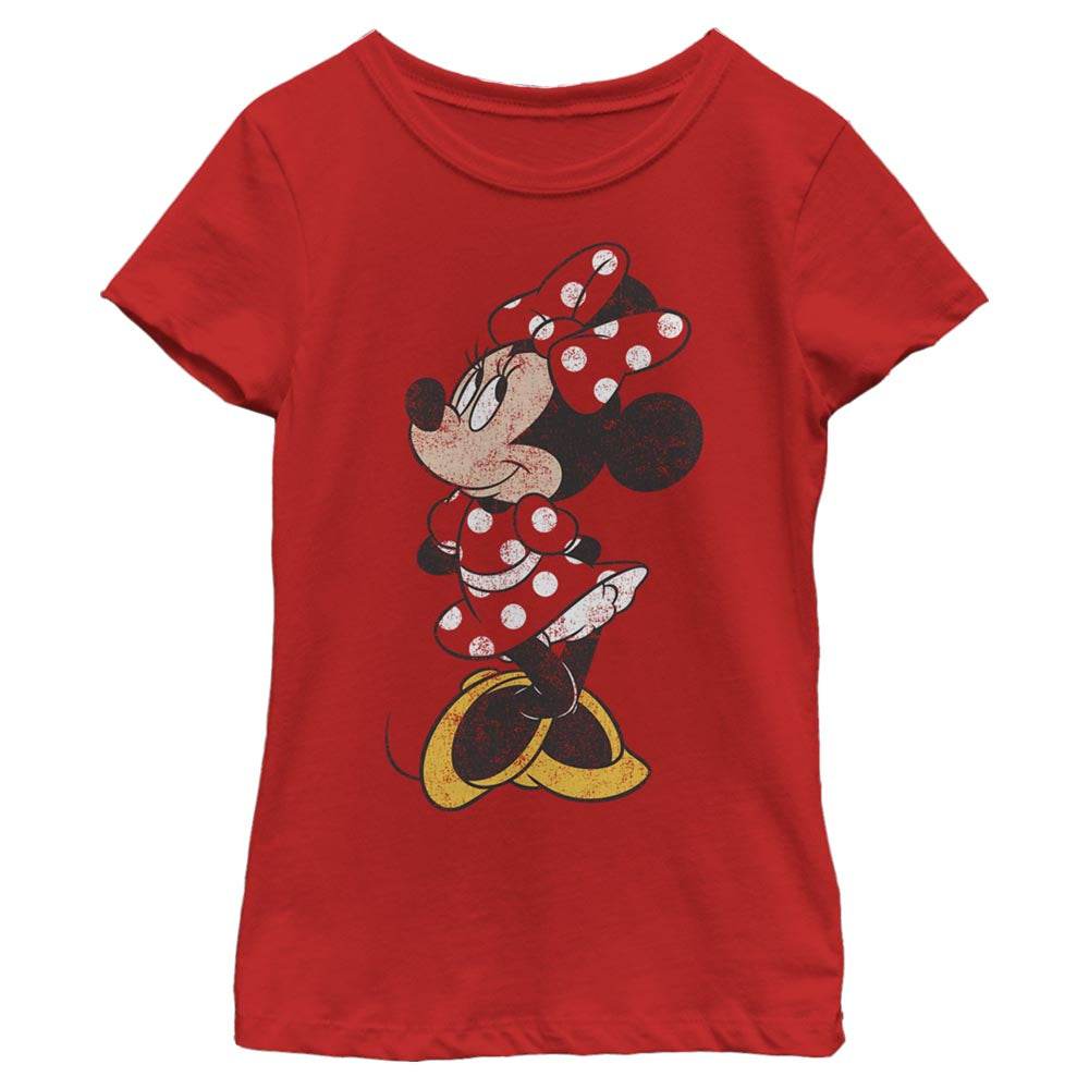 Girl's Disney Modern Vintage Minnie T-Shirt - MARVEL PRODUCTS AND MORE