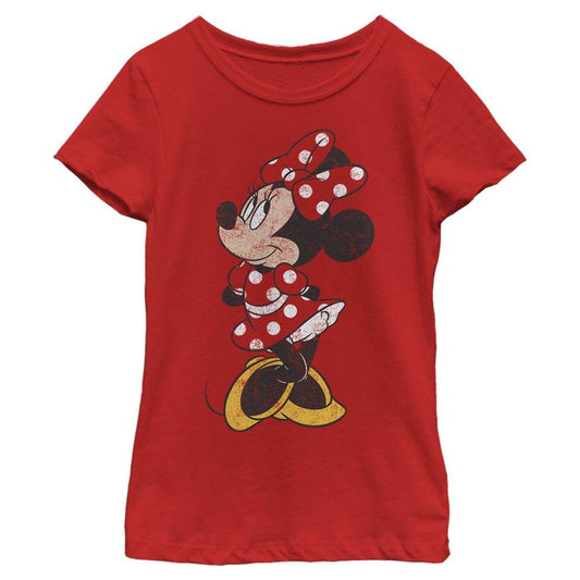 Girl's Disney Modern Vintage Minnie T-Shirt - MARVEL PRODUCTS AND MORE