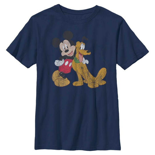 Boy's Disney Mickey and Pluto T-Shirt - MARVEL PRODUCTS AND MORE