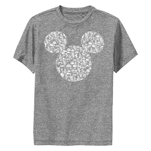 Boy's Disney Mickey Icons Fill T-Shirt - MARVEL PRODUCTS AND MORE