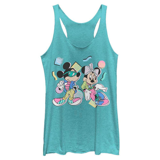 Junior's Disney 80s MINNIE MICKEY Tank Top - MARVEL PRODUCTS AND MORE