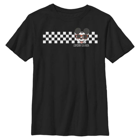 Boy's Disney MICKEY CHECKERS T-Shirt - MARVEL PRODUCTS AND MORE