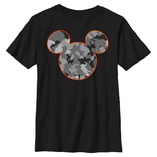 Boy's Disney Camo Mouse Icon T-Shirt - MARVEL PRODUCTS AND MORE