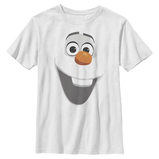 Boy's Disney Olaf Face T-Shirt - MARVEL PRODUCTS AND MORE