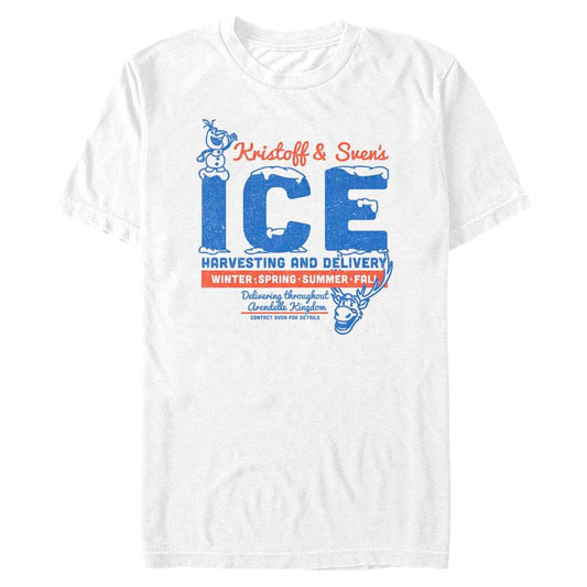 Men's Disney Kristoff & Sven's Ice Harvesting And Delivery T-Shirt - MARVEL PRODUCTS AND MORE