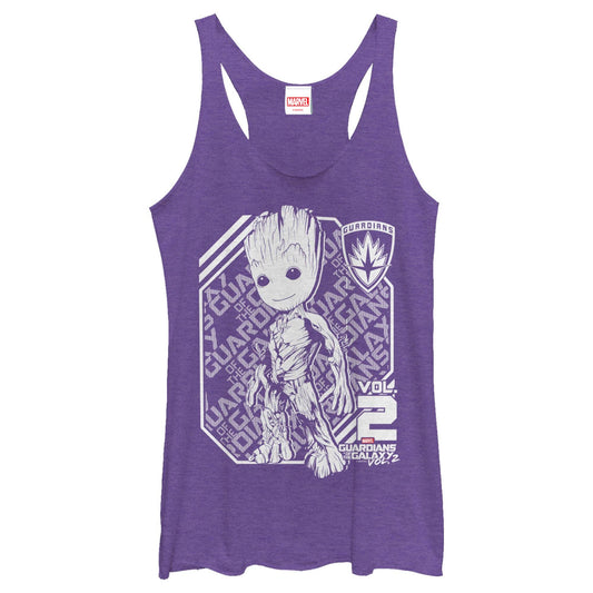 Junior's Marvel Groot Vol Two Tank Top - MARVEL PRODUCTS AND MORE