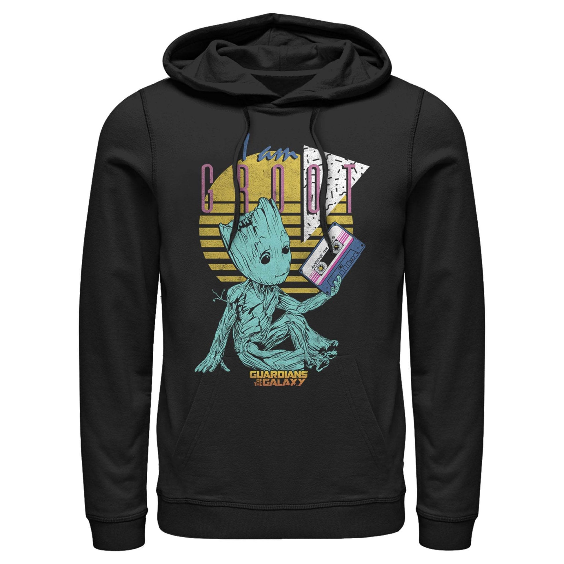 Men's Marvel 90s Groots Lightweight Hoodie - MARVEL PRODUCTS AND MORE