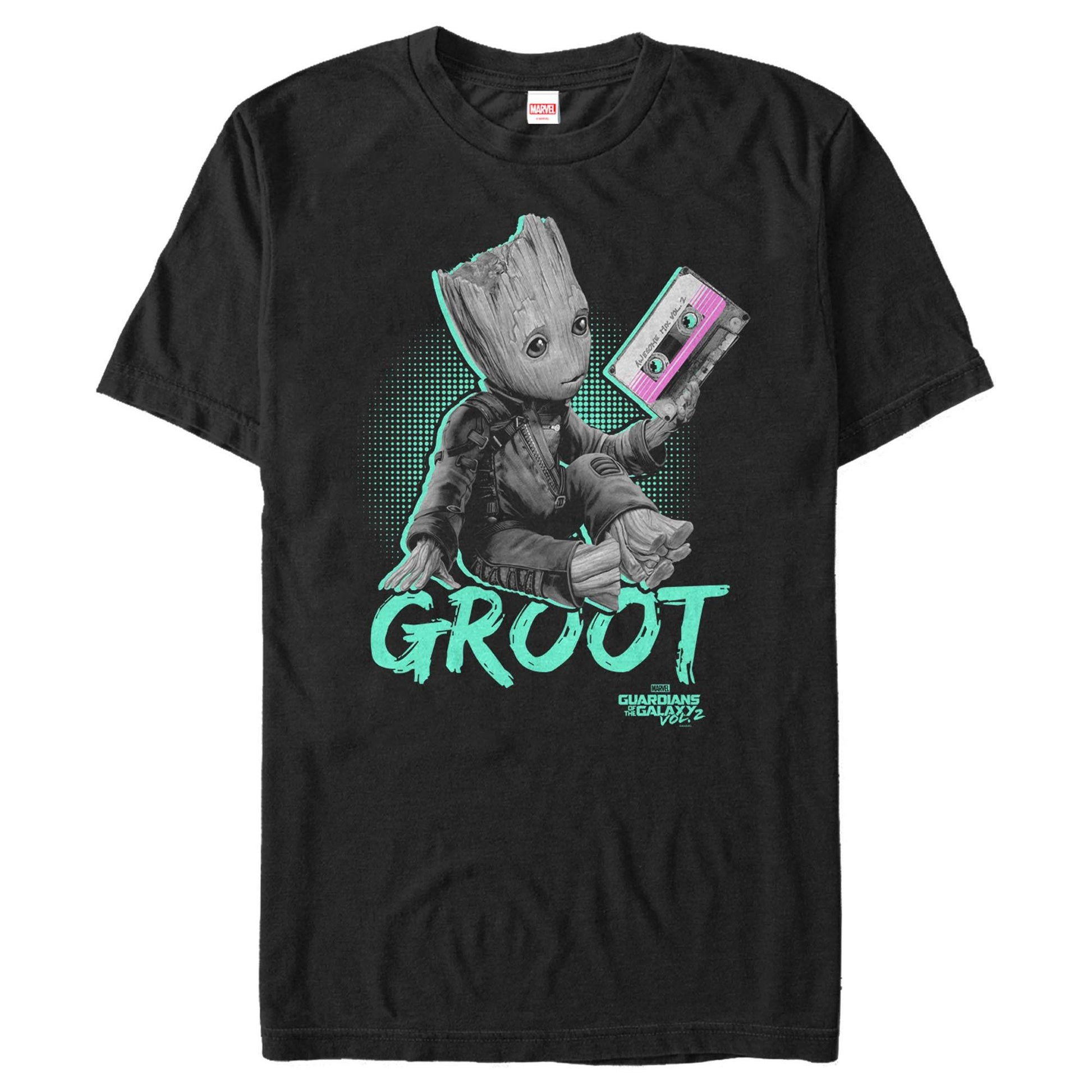 Men's Marvel Neon Baby Groot T-Shirt - MARVEL PRODUCTS AND MORE