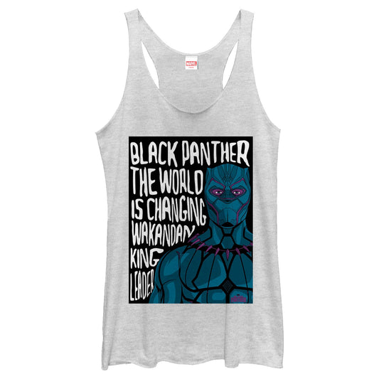 Junior's Marvel The World Is Changing Tank Top - MARVEL PRODUCTS AND MORE