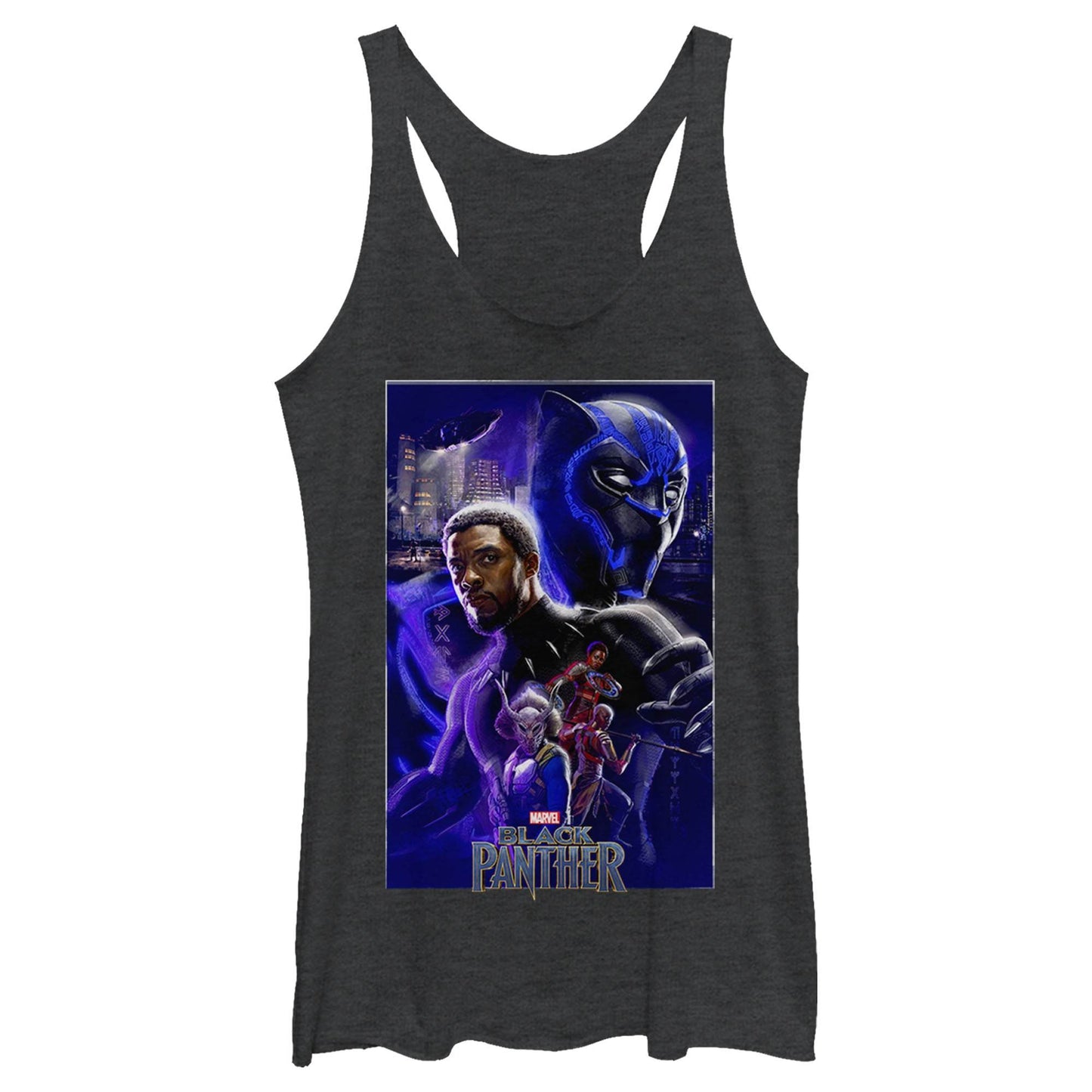 Junior's Marvel Panther Light Tank Top - MARVEL PRODUCTS AND MORE