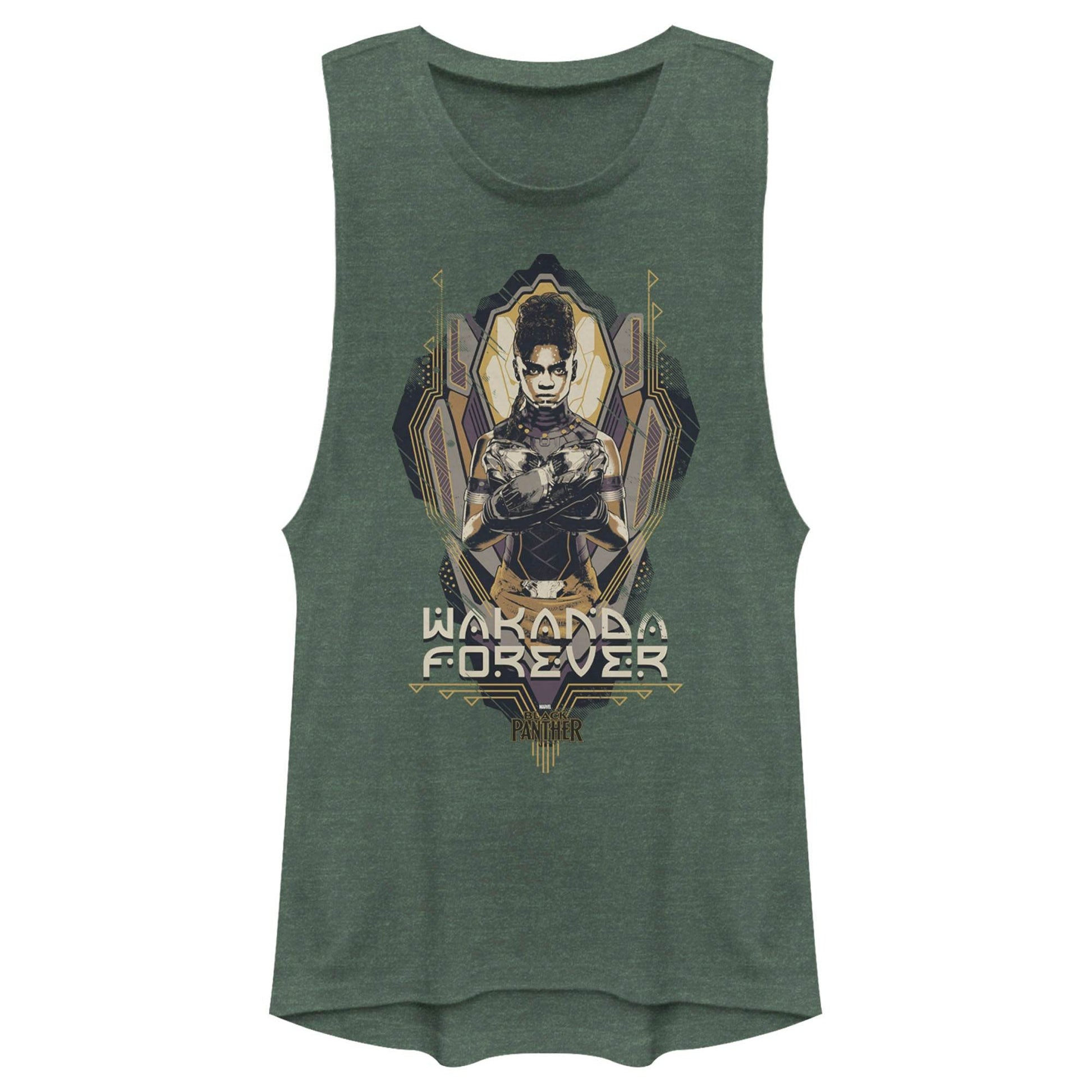 Junior's Marvel Shuri Forever Muscle Tee - MARVEL PRODUCTS AND MORE