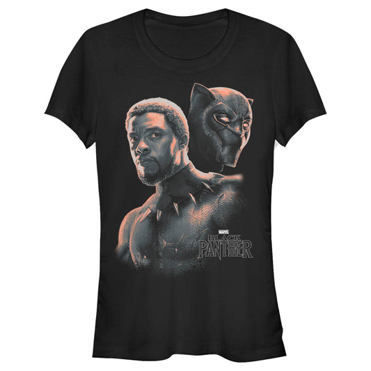 Junior's Marvel TChalla Unmasked T-Shirt - MARVEL PRODUCTS AND MORE