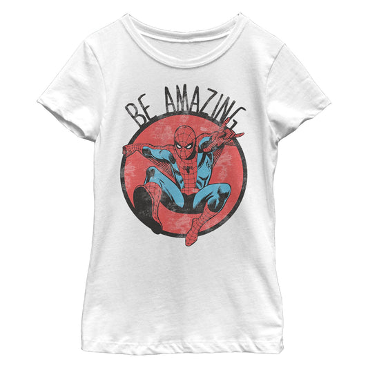 Girl's Marvel Be Amazing T-Shirt - MARVEL PRODUCTS AND MORE