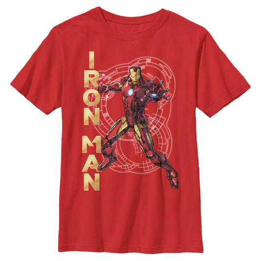 Boy's Marvel Iron Man Technology T-Shirt - MARVEL PRODUCTS AND MORE