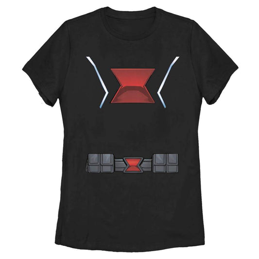 Women's Marvel Black Widow Front T-Shirt - MARVEL PRODUCTS AND MORE