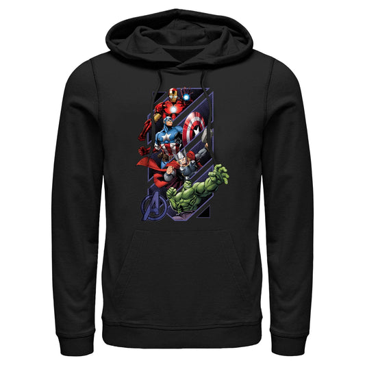 Men's Marvel Assemble Geometrics Lightweight Hoodie - MARVEL PRODUCTS AND MORE