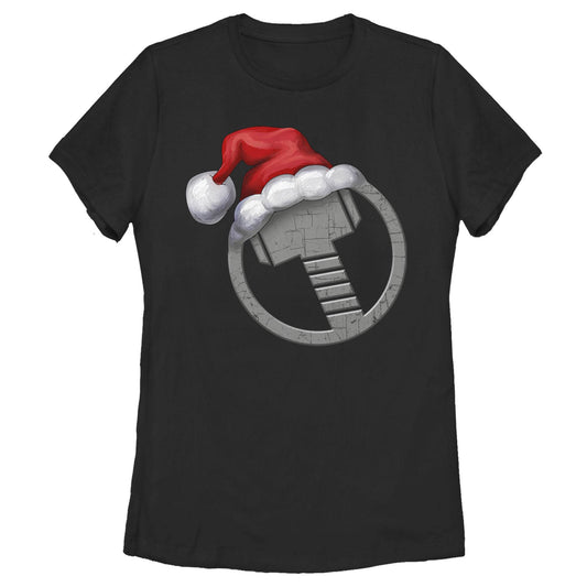 Women's Marvel Thors Holiday Hat T-Shirt - MARVEL PRODUCTS AND MORE