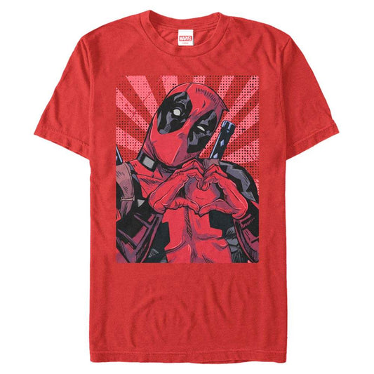 Men's Marvel Close Heart Pool T-Shirt - MARVEL PRODUCTS AND MORE