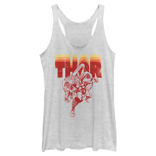 Junior's Marvel Thor Retro Tank Top - MARVEL PRODUCTS AND MORE