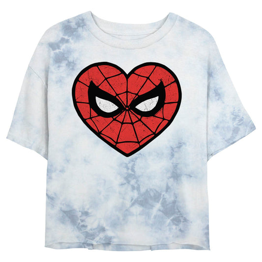 Junior's Marvel Spidey Heartbreaker Bombard Tie-Dye T-Shirt - MARVEL PRODUCTS AND MORE