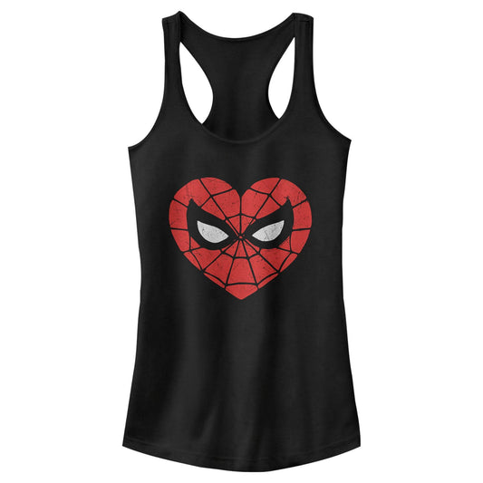 Junior's Marvel Spidey Heartbreaker Tank Top - MARVEL PRODUCTS AND MORE