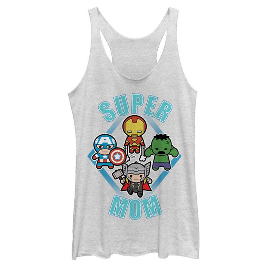 Junior's Marvel Super Mom Dudes Tank Top - MARVEL PRODUCTS AND MORE