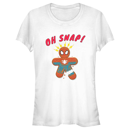 Junior's Marvel Spider Cookie T-Shirt - MARVEL PRODUCTS AND MORE