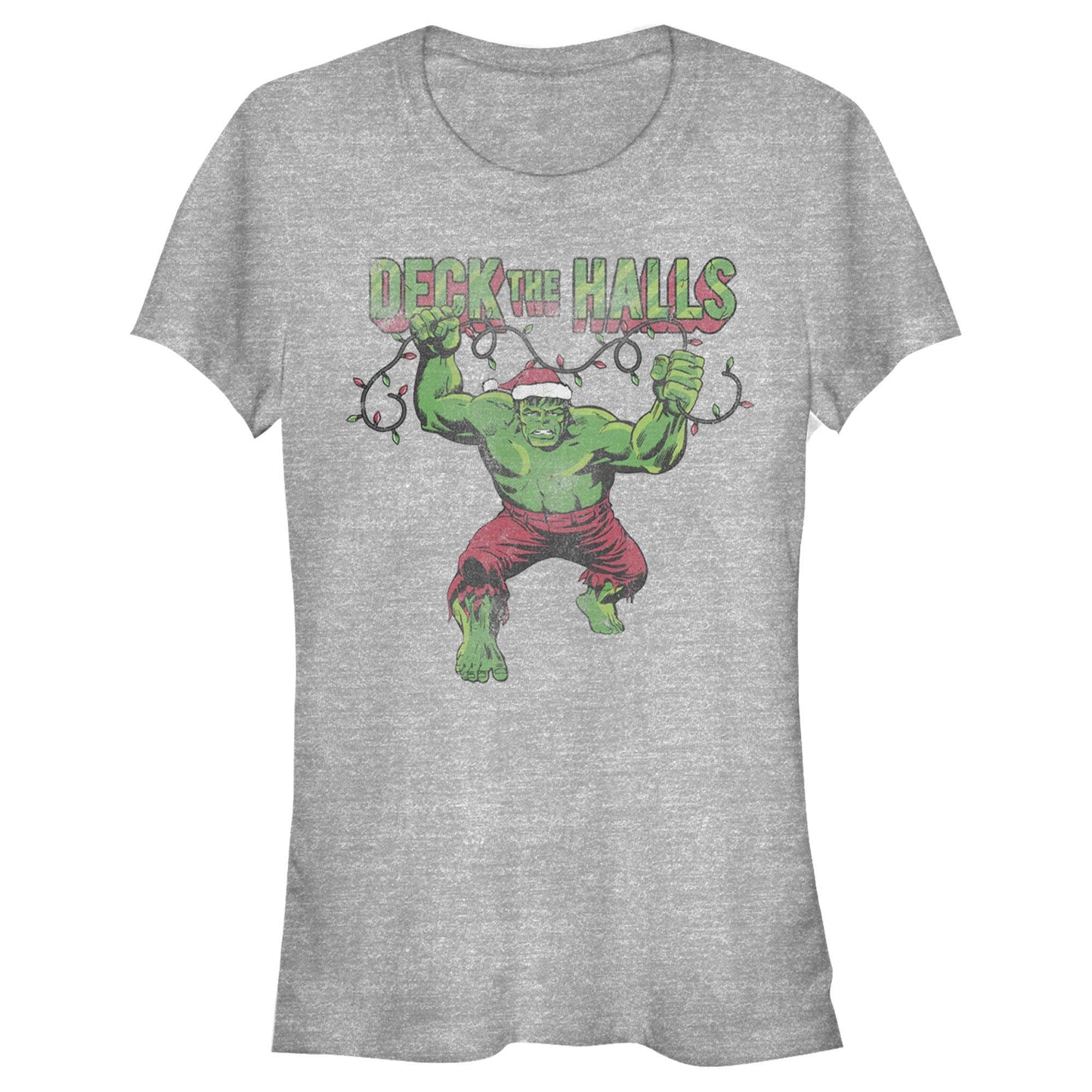 Junior's Marvel Deck Hulk T-Shirt - MARVEL PRODUCTS AND MORE