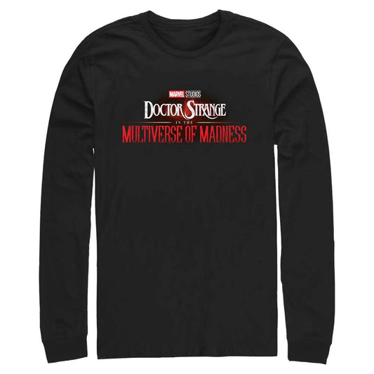 Men's Marvel Doctor Strange Rendered Logo Long Sleeve T-Shirt - MARVEL PRODUCTS AND MORE