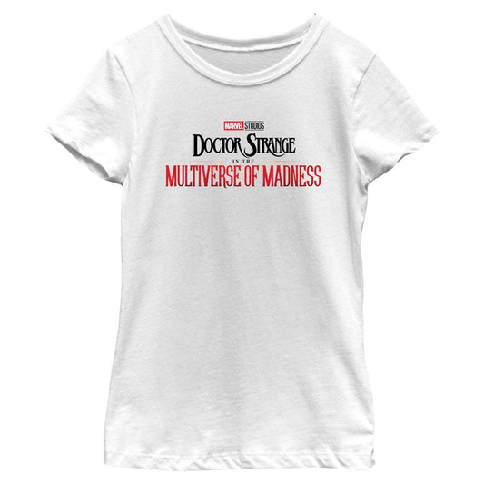 Girl's Marvel Doctor Strange 2 Main Logo T-Shirt - MARVEL PRODUCTS AND MORE