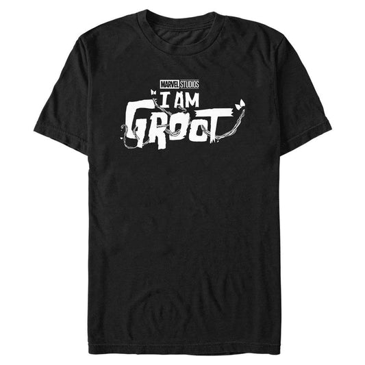 Men's Marvel Groot White Logo T-Shirt - MARVEL PRODUCTS AND MORE
