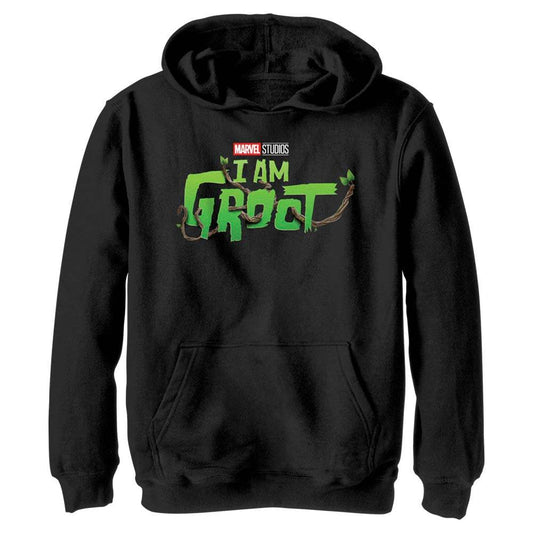 Boy's Marvel Groot Main Logo Lightweight Hoodie - MARVEL PRODUCTS AND MORE
