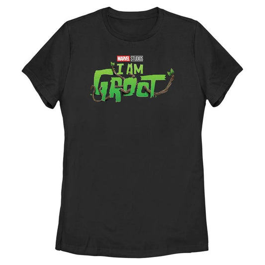 Women's Marvel Groot Main Logo T-Shirt - MARVEL PRODUCTS AND MORE