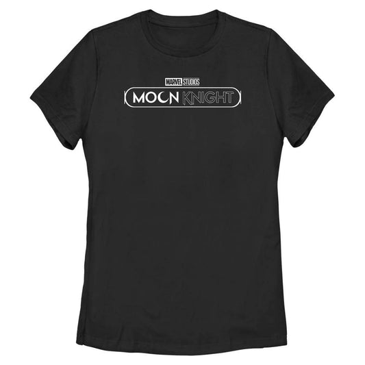 Women's Marvel Moon Knight White Logo T-Shirt - MARVEL PRODUCTS AND MORE