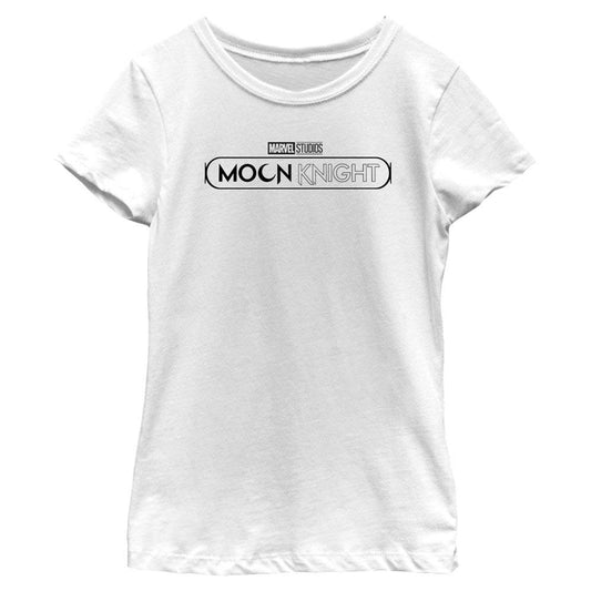Girl's Marvel Moon Knight Black Logo T-Shirt - MARVEL PRODUCTS AND MORE