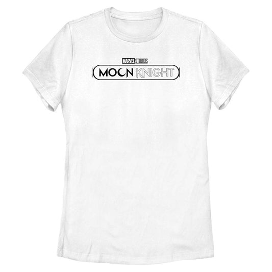 Women's Marvel Moon Knight Black Logo T-Shirt - MARVEL PRODUCTS AND MORE