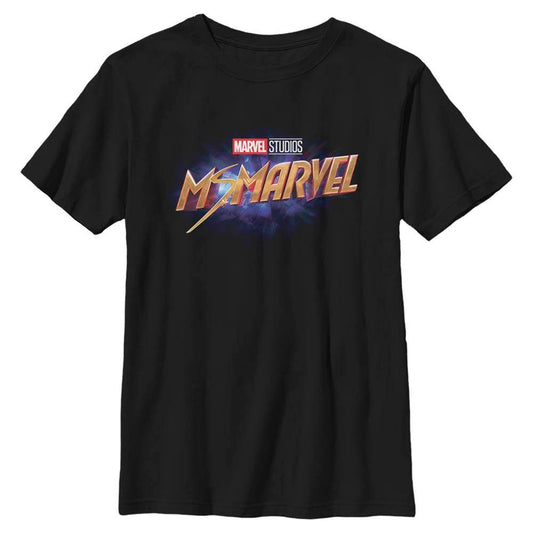 Boy's Marvel Ms Logo T-Shirt - MARVEL PRODUCTS AND MORE