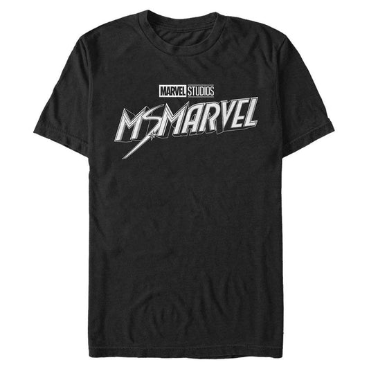 Men's Marvel Black and White T-Shirt - MARVEL PRODUCTS AND MORE